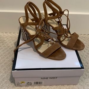 Nine West lace-up heels - 7.5
